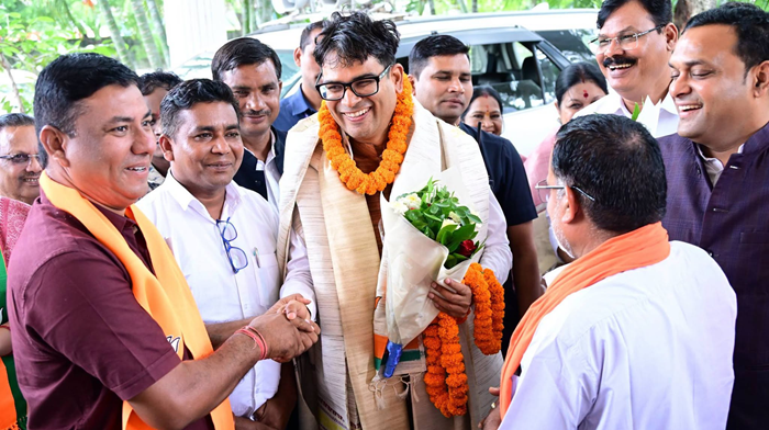 O P Choudhary receives warm welcome